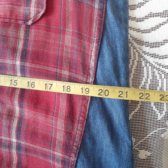 Free People Mixed Media Block Shirt - Picture 15 of 16